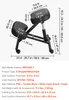 VEVOR Ergonomická stolička na kolená s kolieskami, mobilná Náhľad obrázku produktu 7