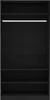 vidaXL Kleiderschrank Schwarz 100x50x200 cm Holzwerkstoff Produktbild-Vorschau 5