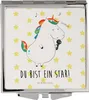 Mr. & Mrs. Panda Schminkspiegel Einhorn Sänger - Weiß - Produktbild-Vorschau 1