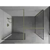 Mexen Kioto Walk-in-Dusche 140 x 80 cm, schwarzes Muster, Produktbild-Vorschau 4