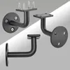 SOTECH Handlaufhalter Curve Stahl schwarz – rund, 90°, 55 x Produktbild-Vorschau 2