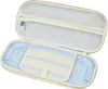 An open white and light blue storage case for a game console. Produktbild-Vorschau