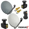 Antena satelitarna PremiumX, 45 cm, stal, antracyt. System Podgląd zdjęcia produktu 7