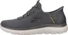 Side view of a gray Skechers sneaker. Produktbild-Vorschau