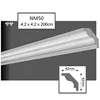 MDEKOR 50 metri di Cornici per Soffitto in Polistirene XPS Anteprima dell’immagine prodotto 3