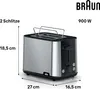 Braun HT1510BK Grille-pain PurShine Voir les images du produit 19