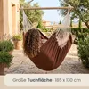 Fauteuil suspendu XXL HMG-40 marron Voir les images du produit 14
