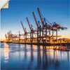 ARTland Wandbild, selbstklebend Hamburg Container Terminals Produktbild-Vorschau 1