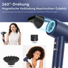 Haartrockner Air-Sonic Föhn HD-LED Anzeige 25M/S Luftstrom Produktbild-Vorschau 8