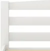 vidaXL Massivholzbett Weiß Kiefer 120x200 cm Produktbild-Vorschau 6