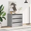 Kommode Grau Sonoma 60x41x58 cm Holzwerkstoff Produktbild-Vorschau 3