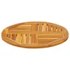 vidaXL Piano del tavolo Ø60x2 cm rotondo in legno massiccio Anteprima dell’immagine prodotto 2