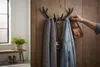 Hirschgeweih Wandhaken Haken GARDEROBE Gusseisen Produktbild-Vorschau 5