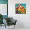 Kunstdruck auf Leinwand - Wiesenblumen - Wanddeko, Canvas Produktbild-Vorschau 3