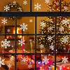 108 Weihnachten Fensterbilder Fensterdeko Schneeflocken Produktbild-Vorschau 2