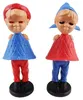 Magnetische Kusspuppen klassisch blau rot küssendes Paar Produktbild-Vorschau 3