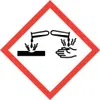 A hazard symbol indicating corrosivity. Produktbild-Vorschau