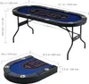 VEVOR Casino Pokertisch Klappbare Tischbeine 1830 x 820 x Produktbild-Vorschau 8