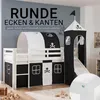 Homestyle4u Hochbett 90x200 mit Rausfallschutz Kinder mit Produktbild-Vorschau 16