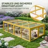 ALIGHTUP Hasenstall Kaninchenstall 190x90x48cm mit Produktbild-Vorschau 4