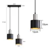 A diagram showing two pendant lights with dimensions and measurements. Produktbild-Vorschau
