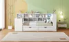 Sweiko 90x200 L-förmiges Holz-Plattformbett mit Produktbild-Vorschau 19