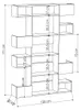 Skye Decor, Niho - White, Light White, regał na książki, Podgląd zdjęcia produktu 5