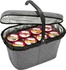 A cooler basket filled with containers of food. Anteprima dell’immagine prodotto