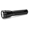 A black Mag-Lite flashlight is shown against a white background. Produktbild-Vorschau