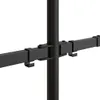 vidaXL Supporto per monitor in acciaio nero VESA 75/100 mm Anteprima dell’immagine prodotto 10