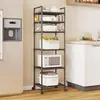 6‑Stöckiger Küchenregal Mit Rollen, Verstellbare Ebenen, Produktbild-Vorschau 10