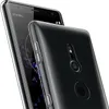A transparent protective case is shown on a black smartphone. Produktbild-Vorschau
