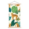 MuchoWow® Textilposter Dschungel - Leopard - Pflanzen - Produktbild-Vorschau 1