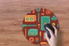 MuchoWow® Mauspad Mousepad Muster - Retro - Werkzeuge 40x40 Produktbild-Vorschau 4