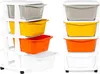 Organisateur de rangement avec 4 tiroirs coulissants, pieds Voir les images du produit 1