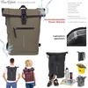 Rucksack Herren Jungen Kurierrucksack New Rebels Tim XL A4 Produktbild-Vorschau 9
