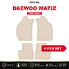 DURBAN Beige Velours-Fußmatten-Set für Daewoo Matiz Produktbild-Vorschau 17
