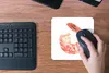 MuchoWow® Mauspad Mousepad Aquarell - Garnele - Rosa 20x20 Produktbild-Vorschau 4