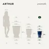 Provencelia ARTHUR donica ogrodowa ceramiczna, Podgląd zdjęcia produktu 3