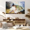 Bild auf Leinwand - Leinwandbild - 3 Teile - Ballerina Produktbild-Vorschau 7
