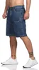Herren 3/4 kurze-Hose Jeans Short Bermuda Capri;  Produktbild-Vorschau 2
