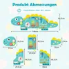 COSTWAY Dinosaurier Aktivitätswand für Kleinkinder, 11-in-1 Produktbild-Vorschau 3