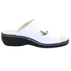 Longo Pantolette - Weiß Leder : 41 : Normal Größe: 41 Produktbild-Vorschau 10