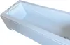 A white bathtub with a white headrest. Produktbild-Vorschau