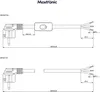 Netzkabel 3 m Schuko Schutzkontaktstecker + Schalter 300SW Produktbild-Vorschau 5
