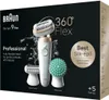 The image shows the retail packaging of a Braun Silk-épil 9 Flex epilator. Voir les images du produit