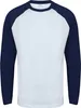 Skinnifit Herren Raglan Baseball T-Shirt, langärmlig RW4742 Produktbild-Vorschau 1
