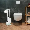 Relaxdays WC Garnitur, stehender Klopapierhalter mit Produktbild-Vorschau 2