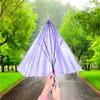 Regenschirm Transparent Hochzeit Transparent Violett Produktbild-Vorschau 9