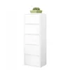 Commode grande moderno spazioso 5 ripiani bianco retrò Anteprima dell’immagine prodotto 1